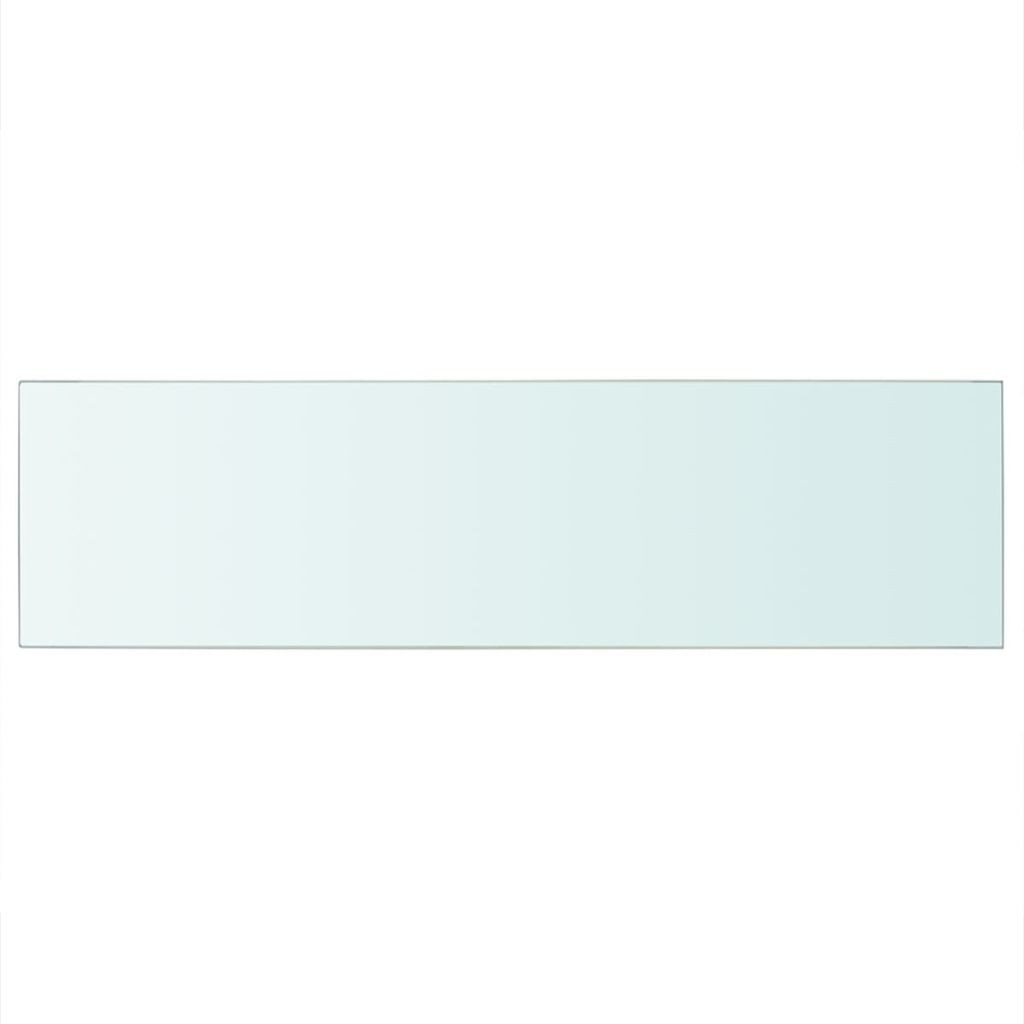 Shelf Panel Glass Clear 90x25 cm